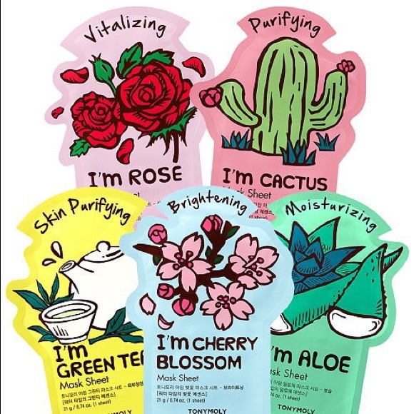 Assorted Korean Tony Moly sheet face masks 20 pc. - Picture 1 of 1